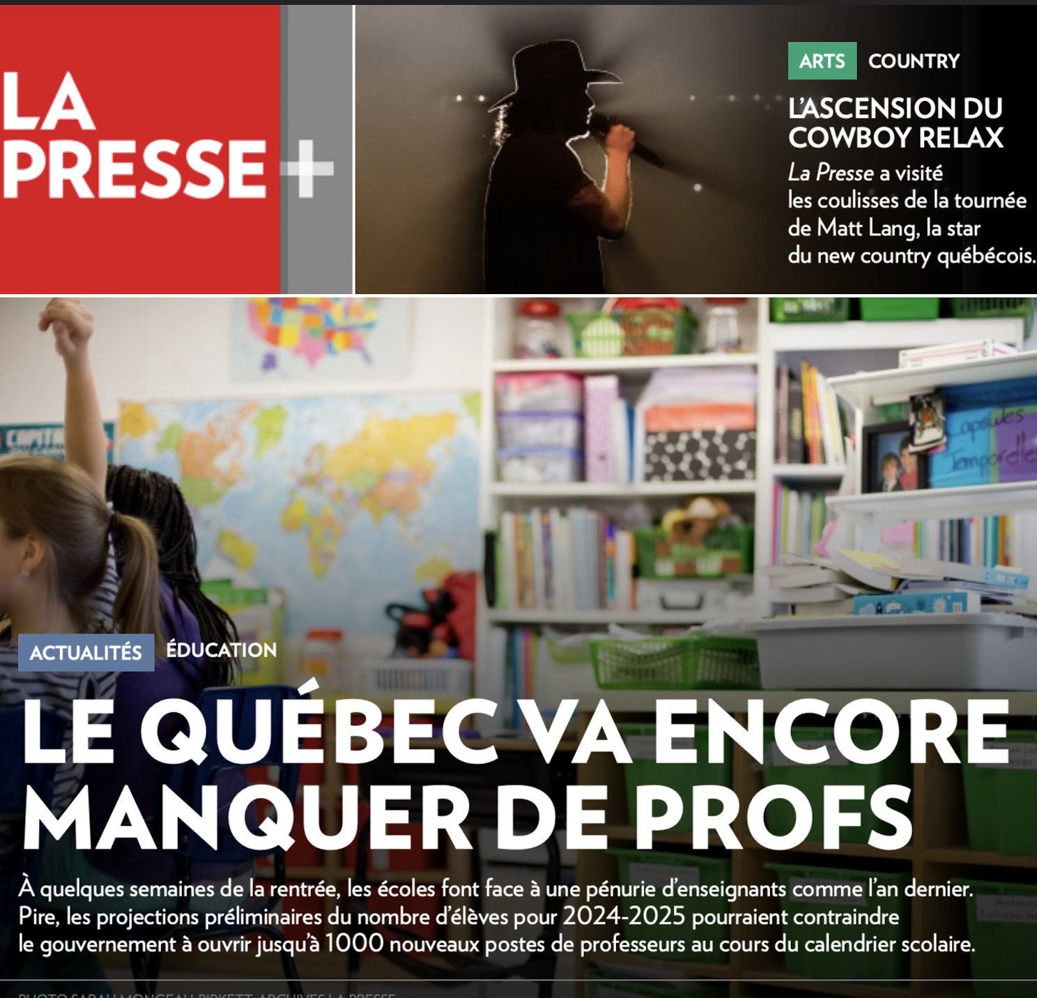 Le Québec va encore manquer de profs