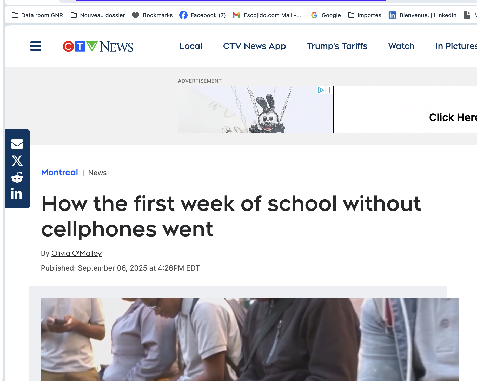 How the first week of school without cellphones went 