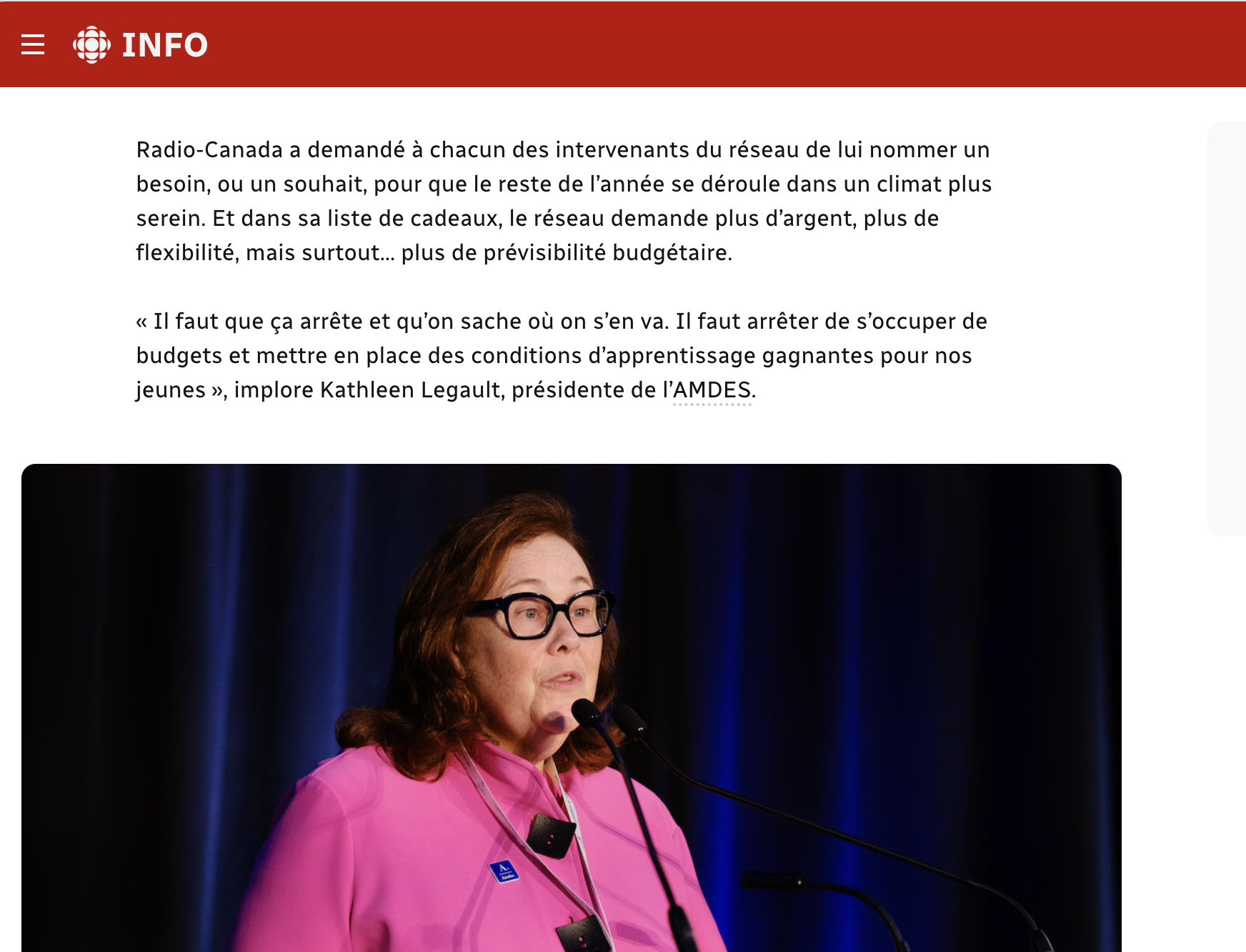 Crise budgétaire en éducation : « Rien n’est réglé », alerte le réseau