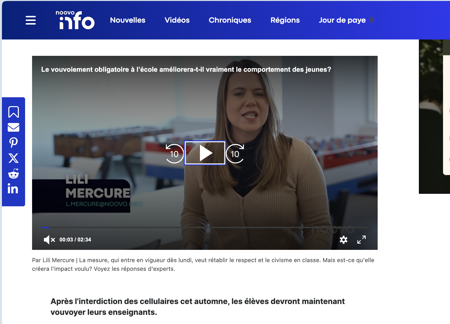 Le vouvoiement obligatoire améliore-t-il le comportement des jeunes ?