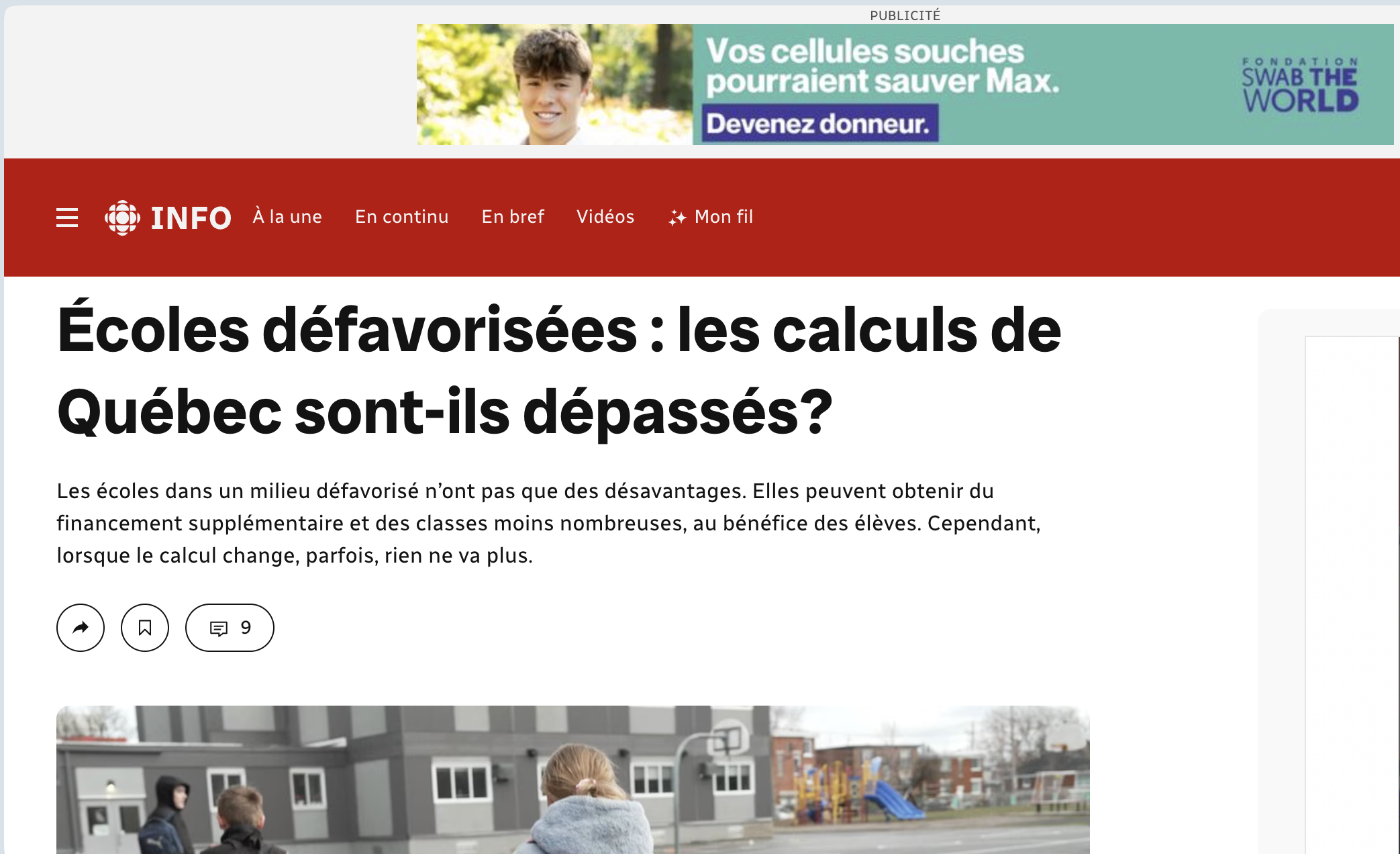 Indice de défavorisation : les calculs de Québec sont-ils périmés ?